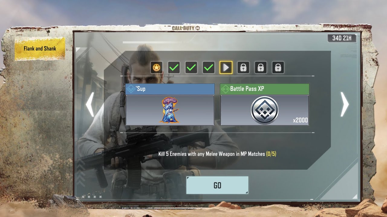 Kill 5 Enemies with any Melee Weapon in MP Matches (0/5)