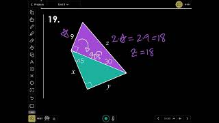 Special Right Triangles - Notes & Examples Geometry Pre-Calc Algebra