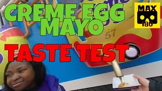 Creme Egg Mayonnaise taste test! (VR180 - 3D)