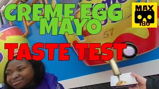 Creme Egg Mayonnaise Taste Test Vr180 - 3D