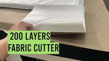 200 Layers Fabric Textiles CNC Digital Cutter Machine with Computer