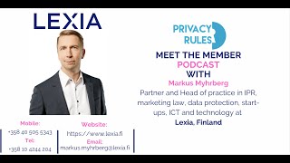 Privacyrules Meet The Member Podcast With Lexia - Finland
