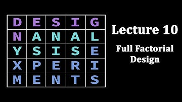 DoE Lecture 10: Full Factorial Design