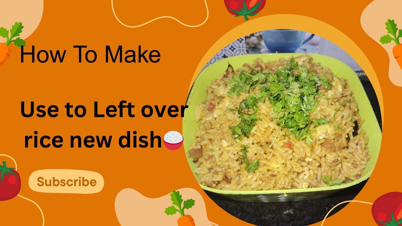 Bache howe chawal se banai fry rice🍚😋😋