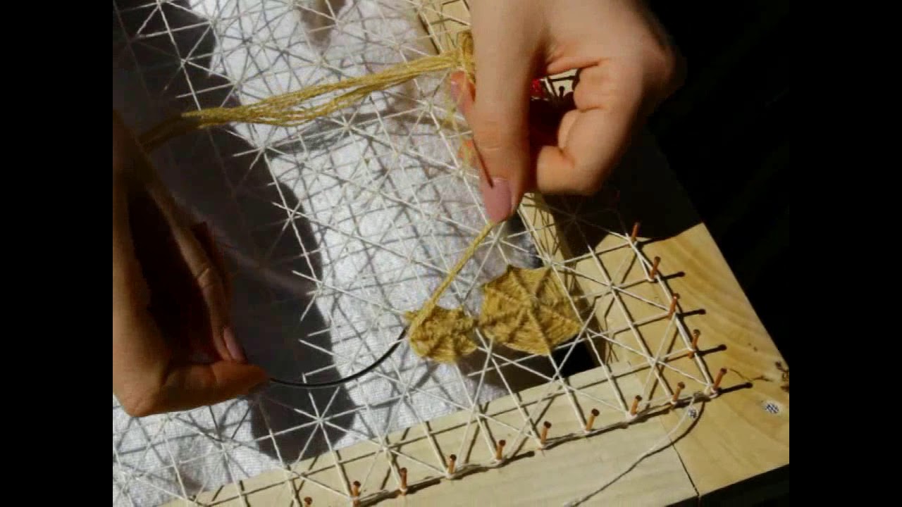 proiect casa părintească/ covor în bumbi - lecție.