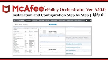 How to install and configure McAfee ePolicy Orchestrator 5.10 Step By Step