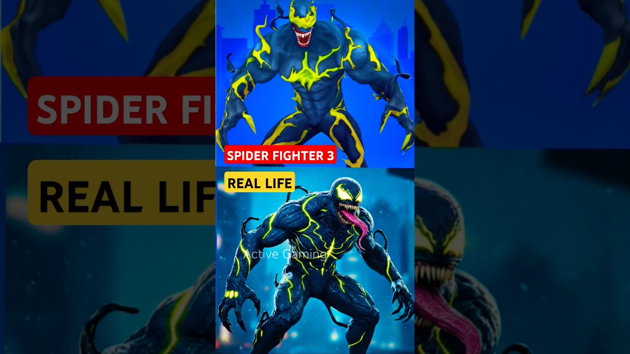 When Spider Fighter 3 Characters in Real Life 
