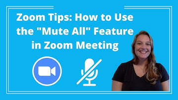 Zoom Tips: How to Use the “Mute All” Feature in Zoom Meeting