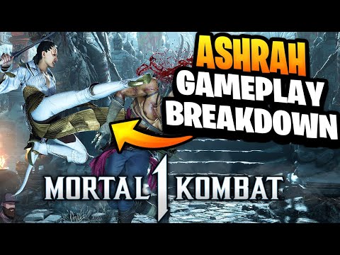 ASHRAH Official Gameplay Breakdown! | Mortal Kombat 1 [REACTION]