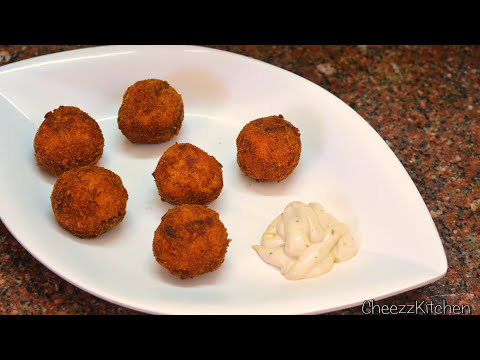 Quick Snack : Chicken Cheese Balls