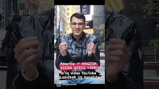 HOZIRGI AMERICA HAQIDA SIZGA QIZIQ VIDEO. TO&#39;LIQ YOUTUBE LAZIZBEKUZ KANALIDA KO&#39;RING!!