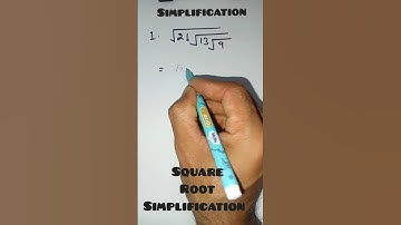 Square Root simplification, Root, algebra, arithmetic, Basic math #maths #reasoning