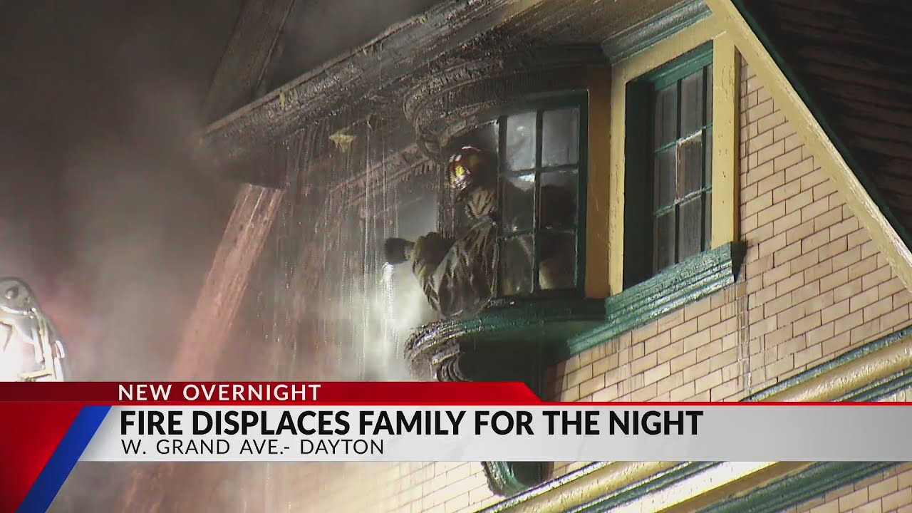 Crews respond to Dayton house fire - YouTube