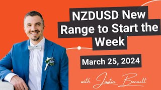 NZDUSD New Range to Start the Week (March 25, 2024)