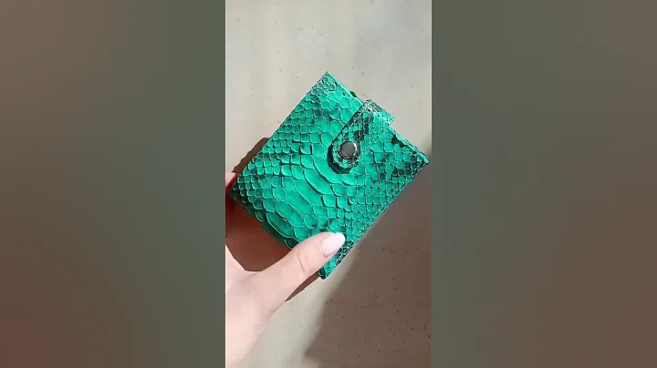 100% Real Python wallet 🐍  #pythonwallet #pythonpurse #pythonbag #luxurywallet #luxurybag ✅ORDER👌