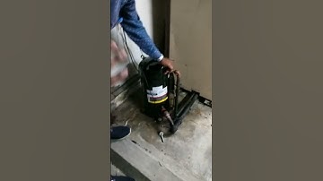 Scroll compressor pumping check #compressor #compressorrepair #hvac #mep