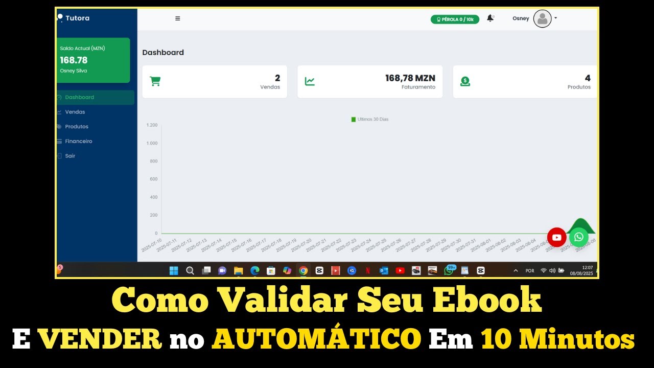 Como Vender EBOOK no AUTOMÁTICO em Moçambique (TUTORA)