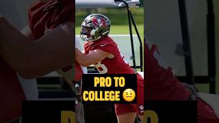 going from Pro to College is crazy 🤔