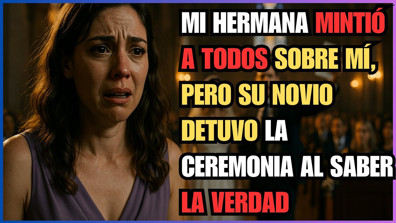 Mi HERMANA mintió a todos sobre mí, pero su NOVIO detuvo la ceremonia al saber la VERDAD