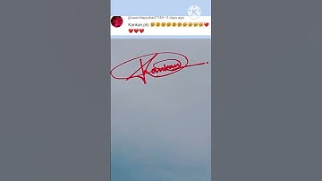Signature/Sign#beautiful signature#namewriting#kankan name signature style#calligraphy#shorts#kankan