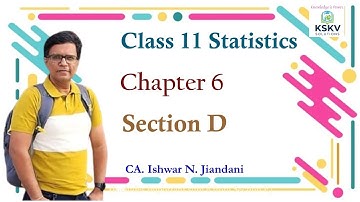 Section D | Permutations | Combinations  | Statistics | Class 11 | Gujarat Board | Chapter 6