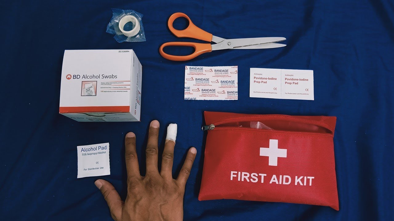 First Aid Demonstration | Fingertip Cut by Blender Blade | April 28 ...