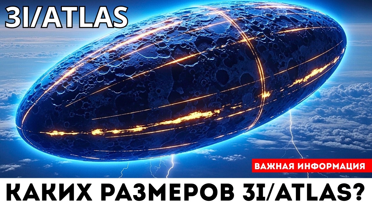 3I/ATLAS оказался в 6 РАЗ БОЛЬШЕ Оумуамуа!
