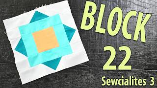 Fat Quarter Shop Sewcialites 3 | Block 22 Down To Earth Block