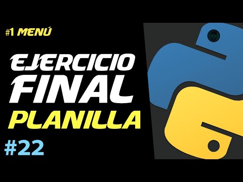 CÓMO CREAR un MENÚ con el WHILE - PLANILLA | Curso de Python Básico #22