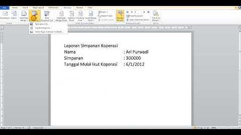 HASIL MAIL MERGE pada Ms WORD BERBEDA dengan SUMBER DATA di Ms EXCEL-nya | Mail Merge Error