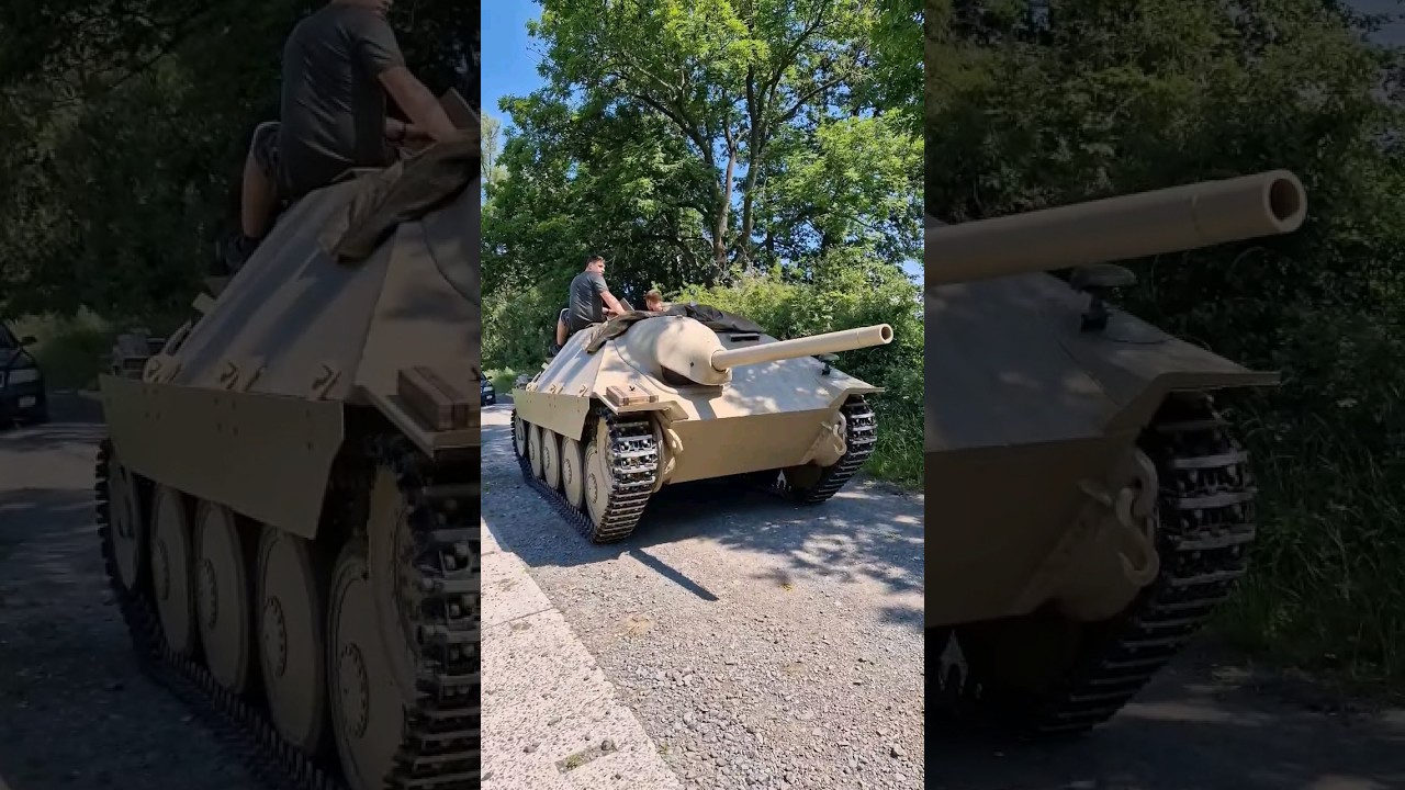Newly restored tank Jagdpanzer 38t G13 Hetzer 📸