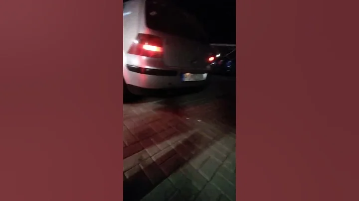 VW Golf mk4 1.9 TDI Pop and bangs!!!! hardcut limiter with flames!