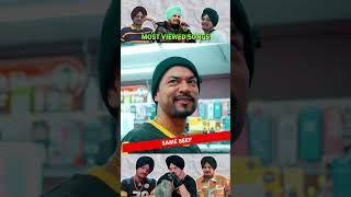 SIDHU MOOSE WALA MOST VIEWED SONGS | RAJ YT #sidhumoosewala #shorts