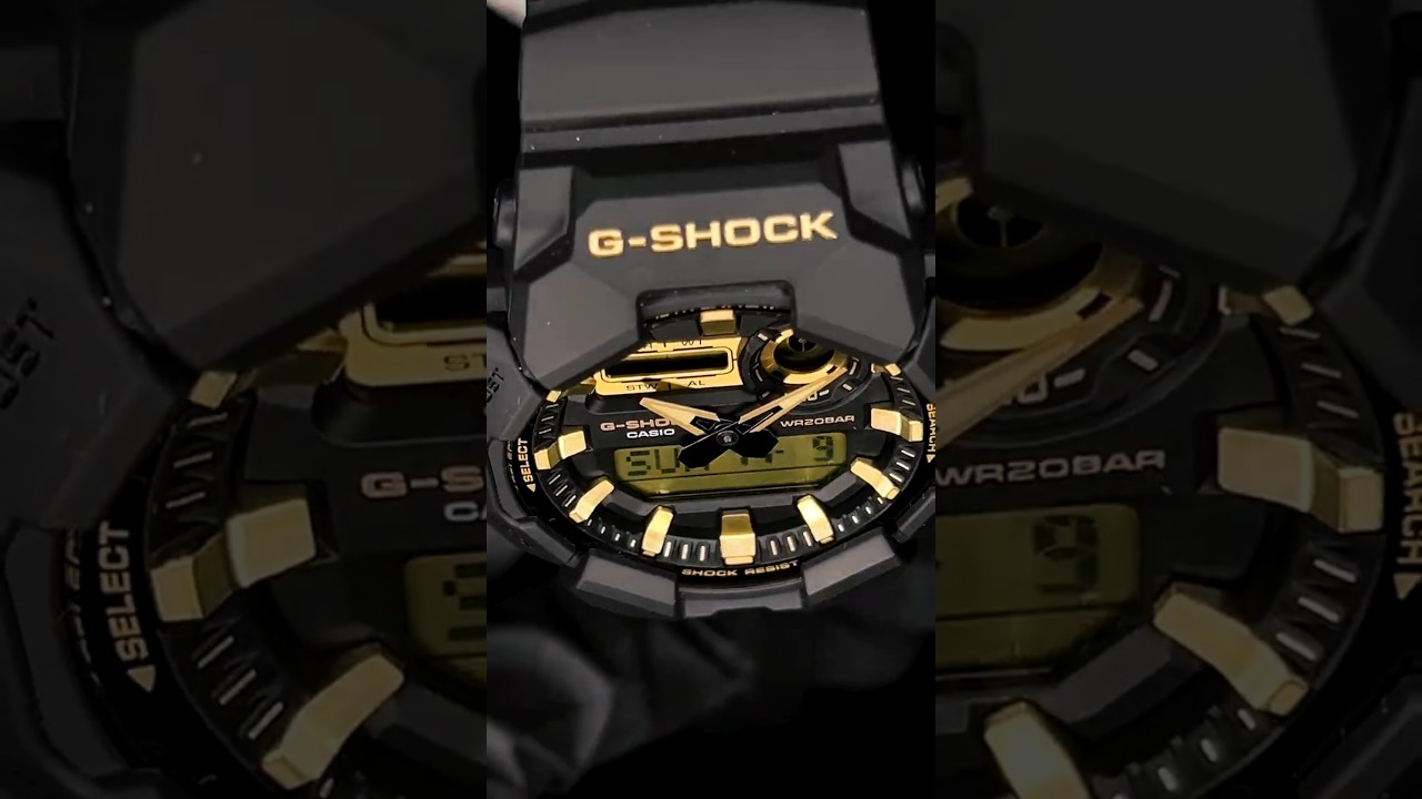 G-SHOCK GA-010GB-1A9 — Black & Gold Power! - YouTube