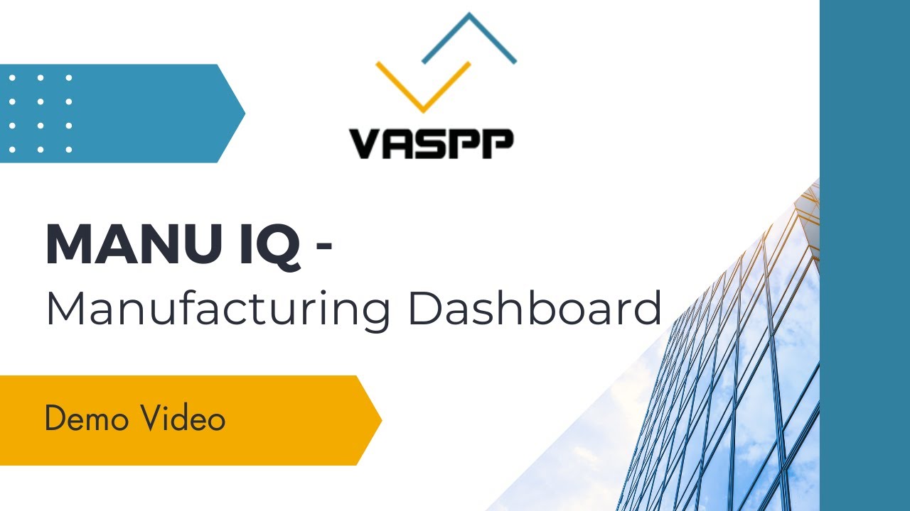 Drive Efficiency and Productivity with Manufacturing Dashboard Insights