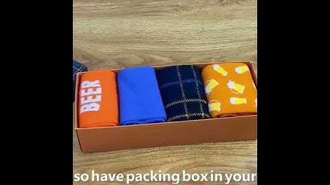 Custom sock box with your own logo