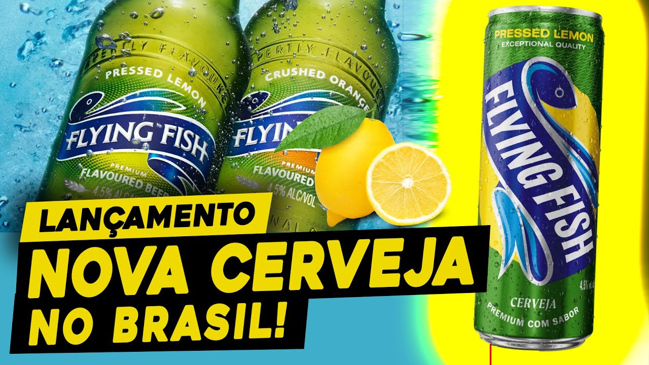 🍋🍺AMBEV LANÇA CERVEJA OUSADA NO BRASIL: FLYING FISH | FOOD INSIDER