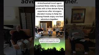 Travel agent helps veteran pilots enjoy a dream final flight ✈️ #shorts