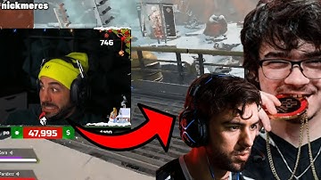 NICKMERCS reacts to Albralelie & Snip3down getting HEATED during ALGS..