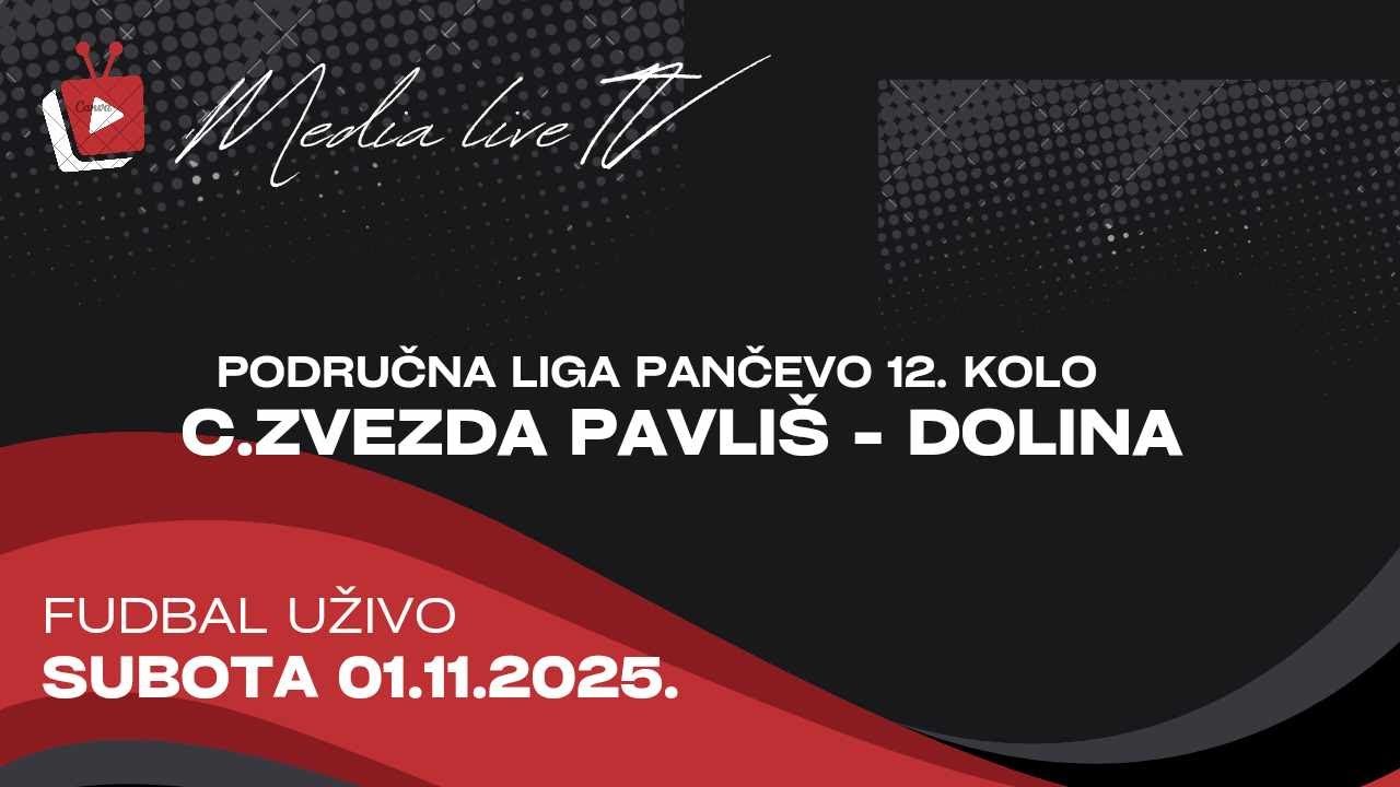 FK Crvena zvezda (Pavliš) - FK Dolina (Padina) UŽIVO (01.11.2025)