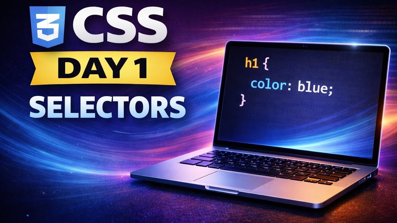 CSS Day 1 | Selectors Explained for Beginners