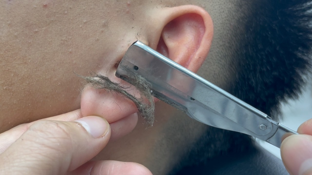 ASMR 🦋 FOR A GOOD SLEEP | SHAVING BEARDS AND DEAD SKIN FOR MAN | SHAVING ASMR EP611