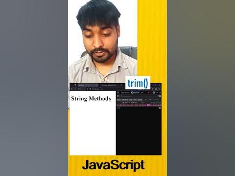 Trim In Javascript - YouTube
