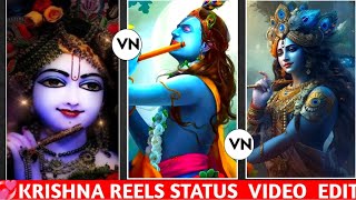 💞 Sri Krishna  Reels Status Video Editing In Vn App Video Editing..   jay sri Krishna 🙏🙏) screenshot 4