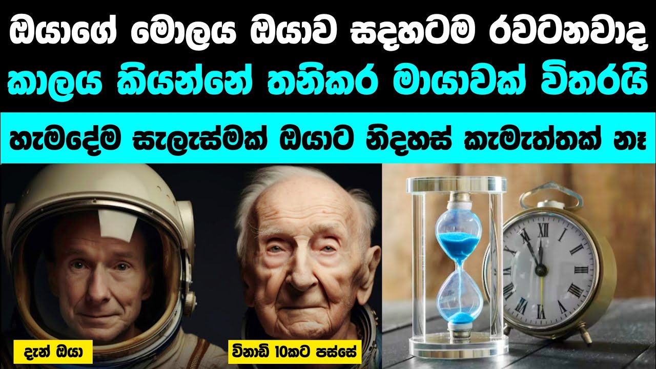 කාලය නම් අමුතු සත්වයා [කාලය යනු බොරුවක්] | Time doesn’t exist