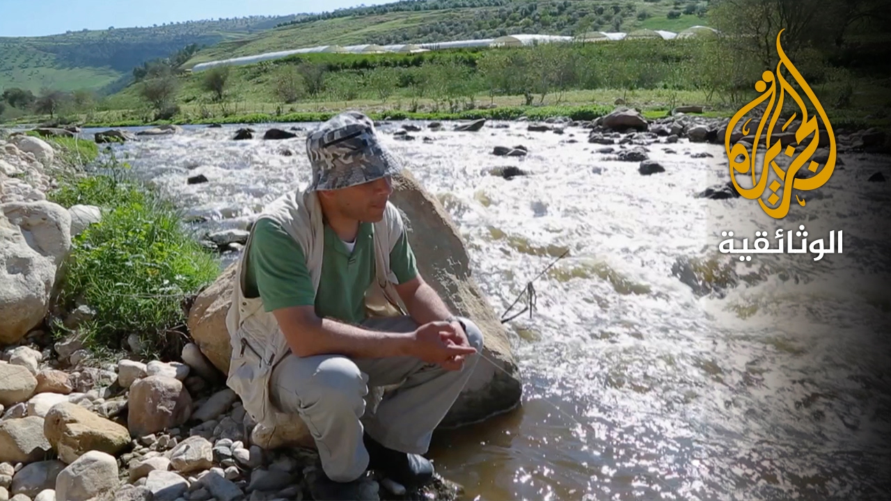 على ضفة النهر - نهر الزرقاء / الأردن