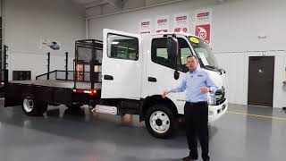 2018 Hino 155DC Open Body Landscape Truck Walkaround
