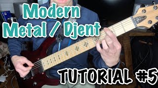 how to play modern metal/djent rotw #5 | riff of the week