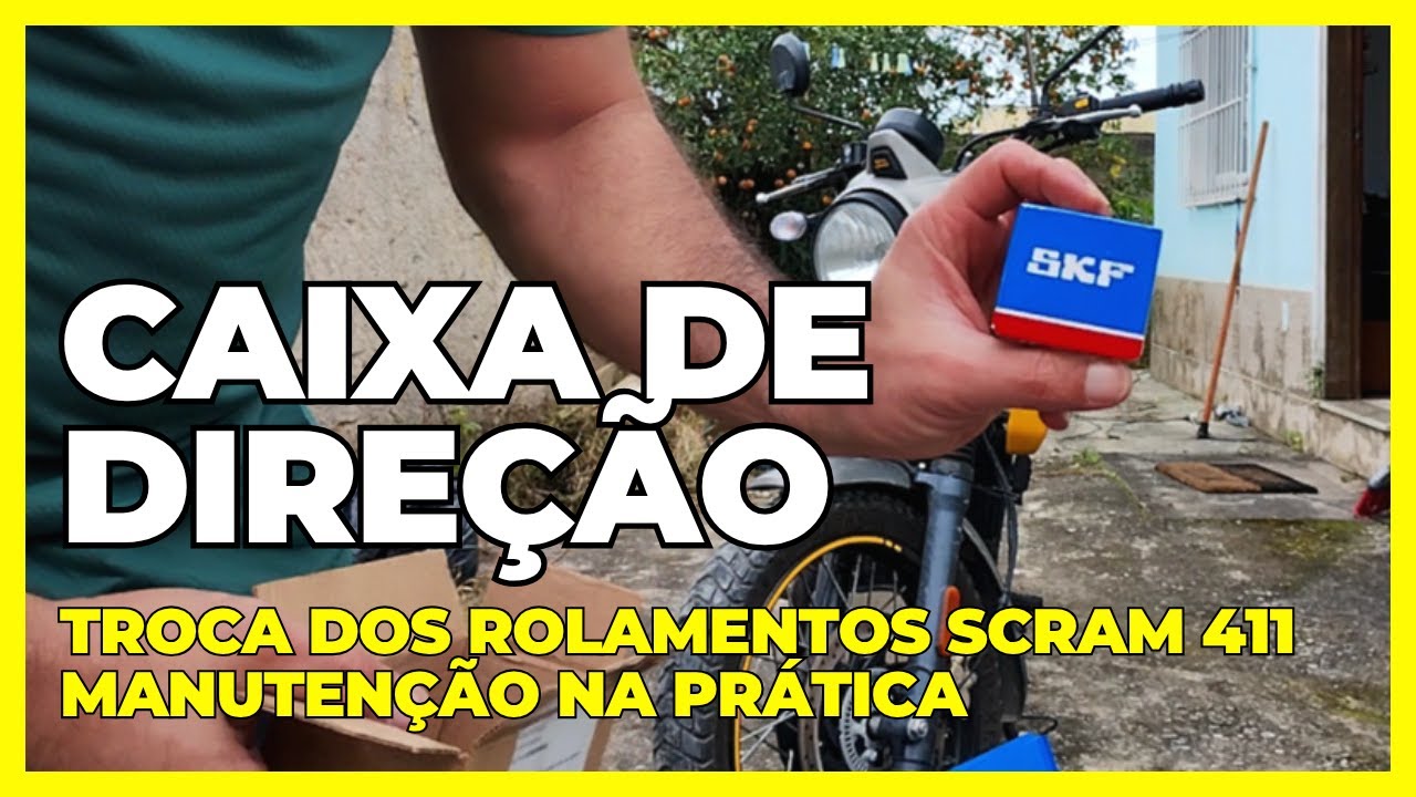 Como Planejei a Troca dos Rolamentos da Caixa de Direção da Scram 411 | Manutenção na Prática