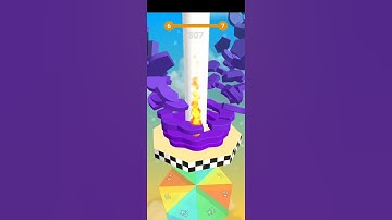Stack ball - Crash Platforms Level 6 to 7 #gaminggallery #stackball